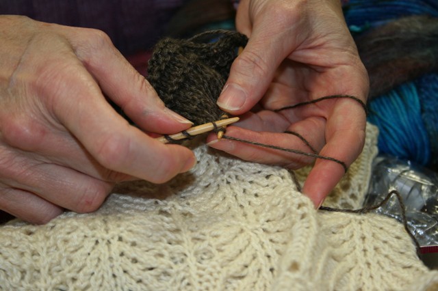 There is much joy in knitting from cast on to binding off.