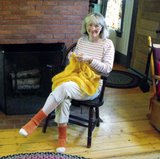 Knitting Out Loud founder Kathy Goldner