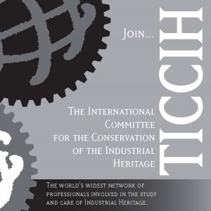 The International Committee for the Conservation of the Industrial Heritage, TICCIH has a U.S. representative member with the Society of Industrial Archaeology. Information linked at the logo. The International Committee for the Conservation of Industrial Heritage.